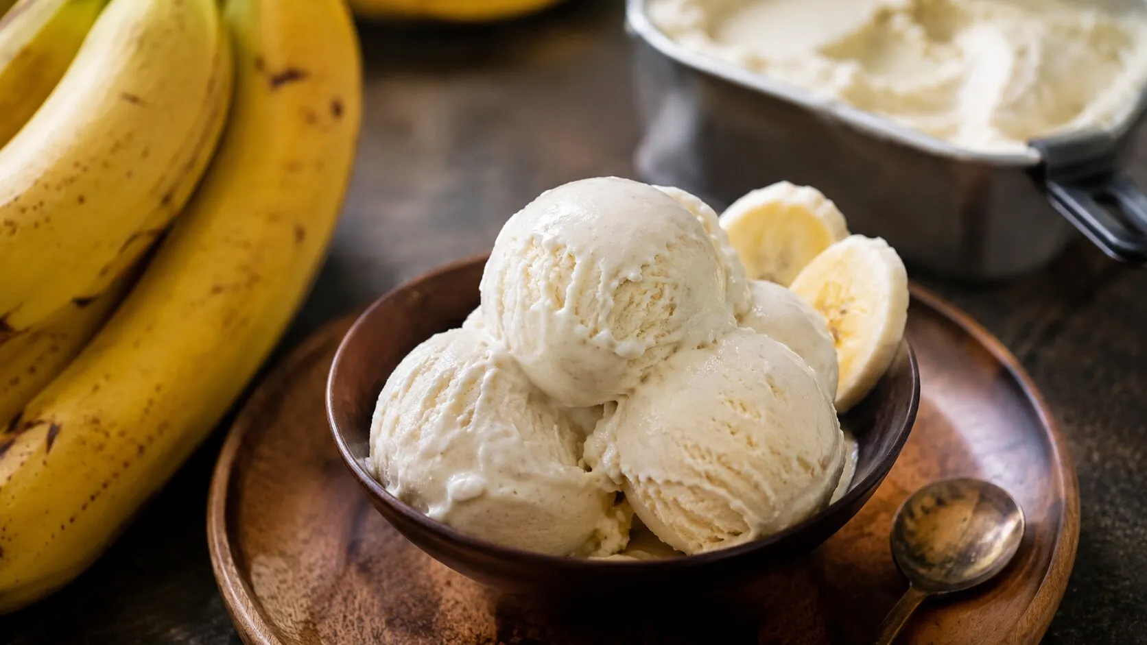 1-Ingredient Creamy Banana Ice Cream