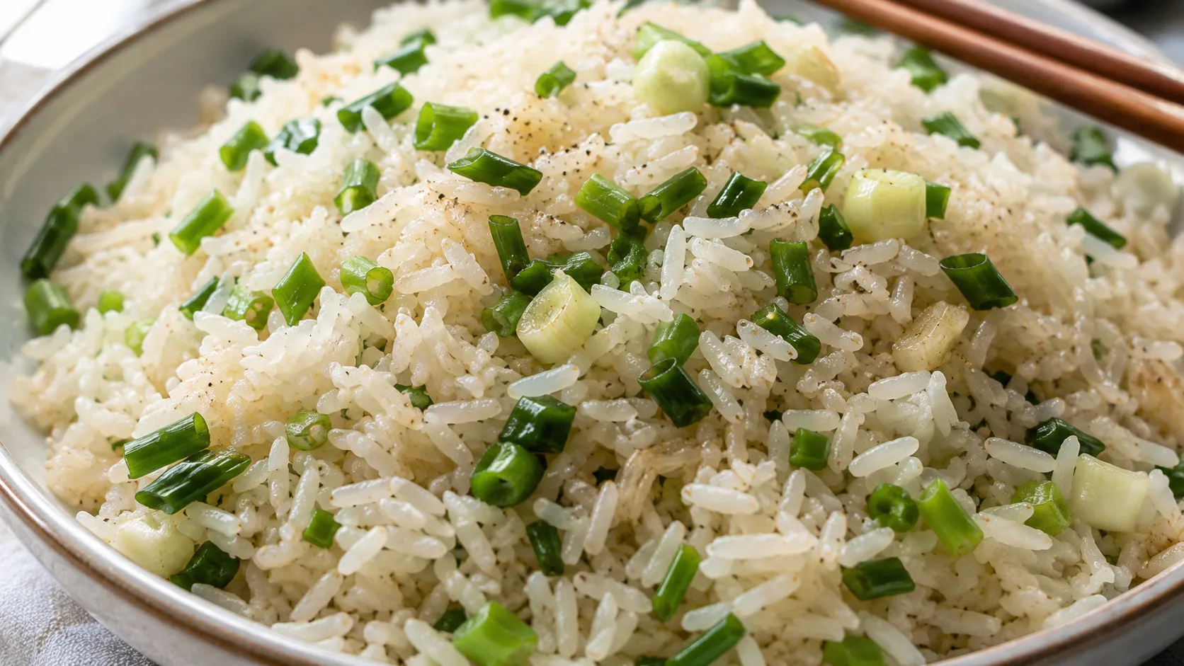 10-Minute Herbed Spring Onion Fried Rice