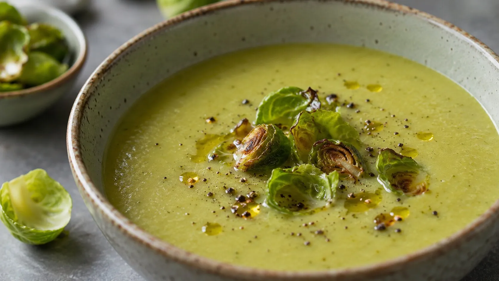  4-Ingredient Brussels Sprout Soup