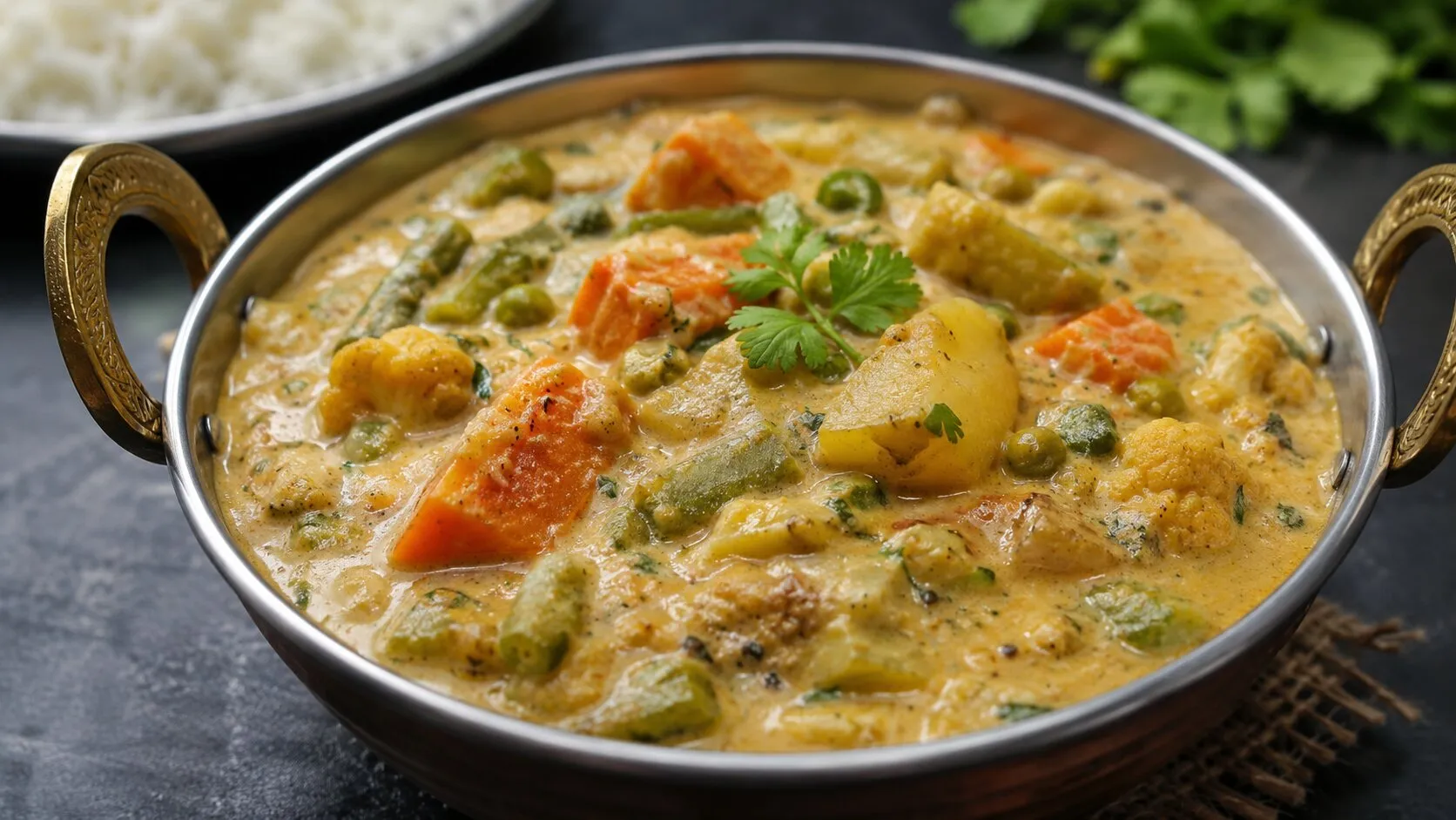 Aromatic South Indian Vegetable Kurma