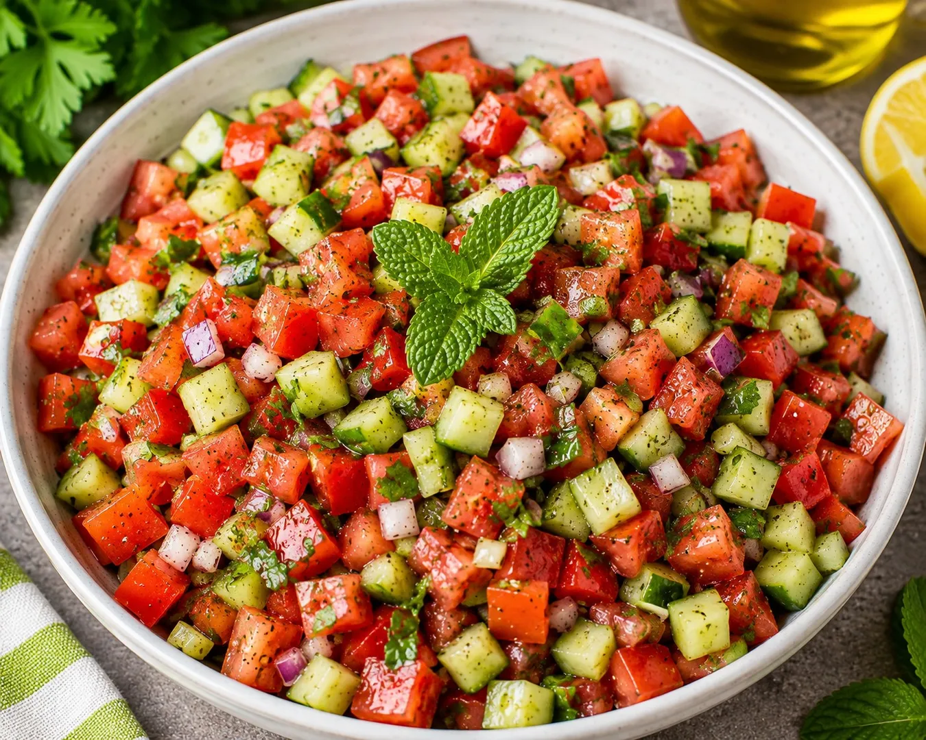Authentic Egyptian Salads