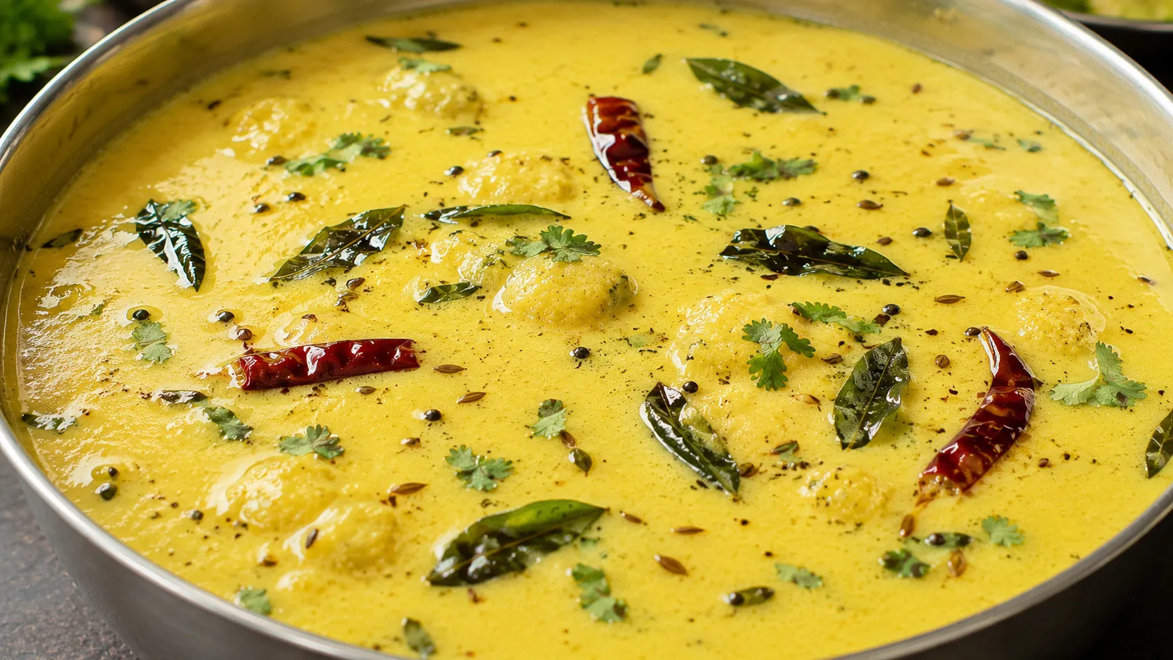 Authentic Gujarati Kadhi with Fresh Masala Authentic Gujarati Kadhi with Fresh Masala