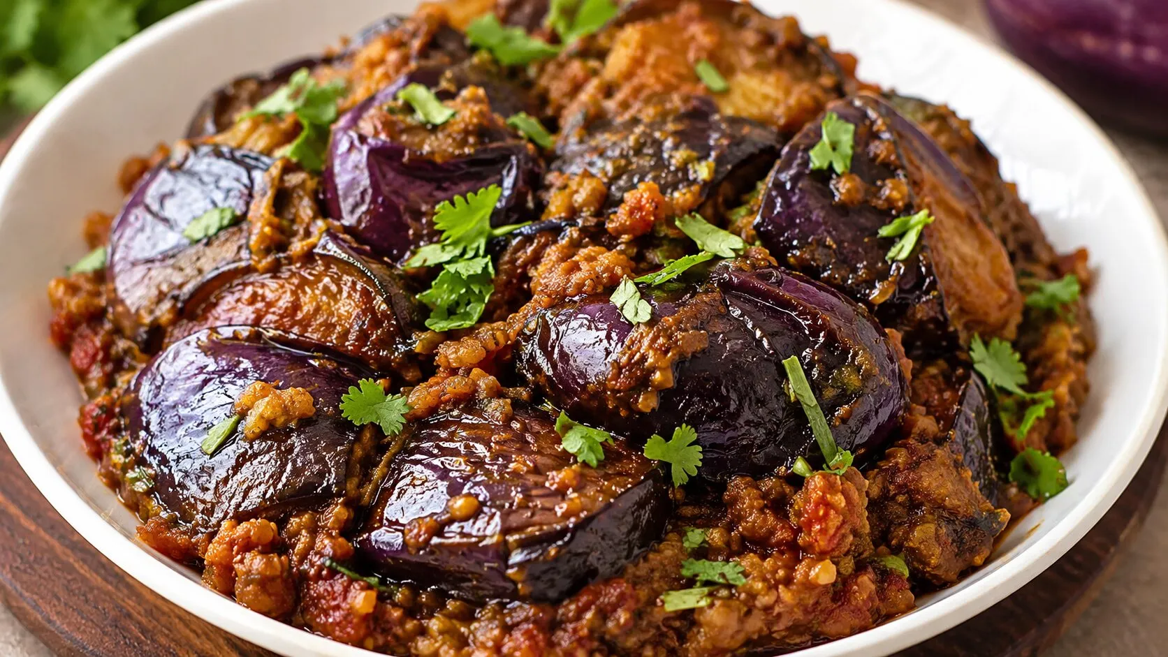 Authentic Home-Style Brinjal Masala