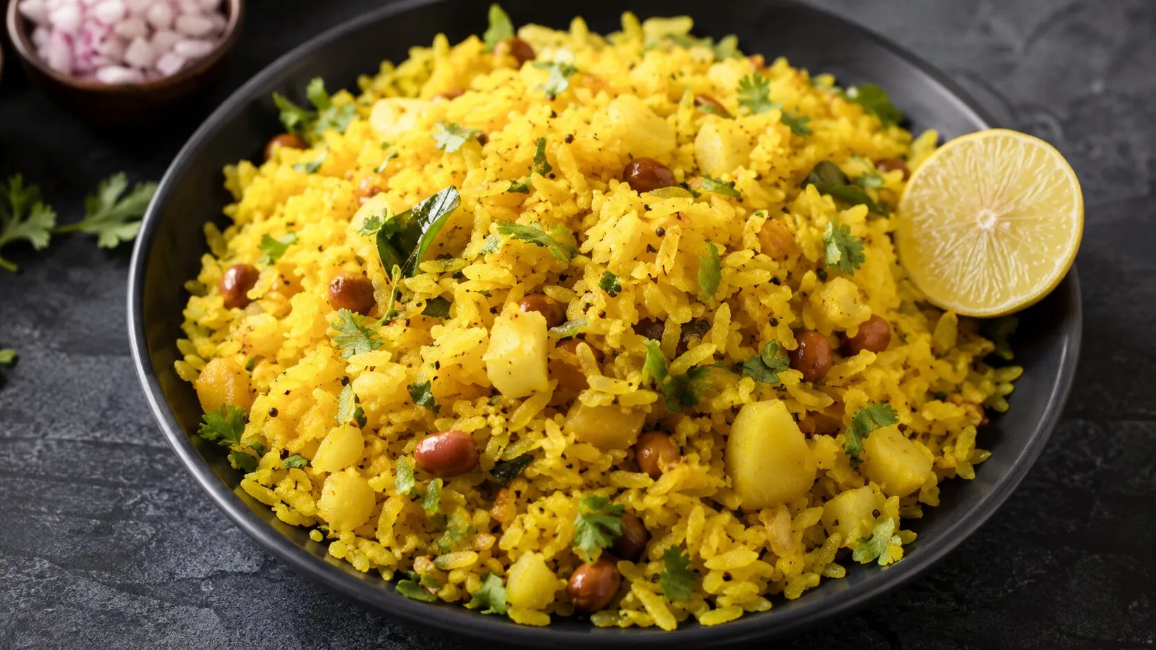 Authentic Homemade Kanda Batata Poha Authentic Homemade Kanda Batata Poha