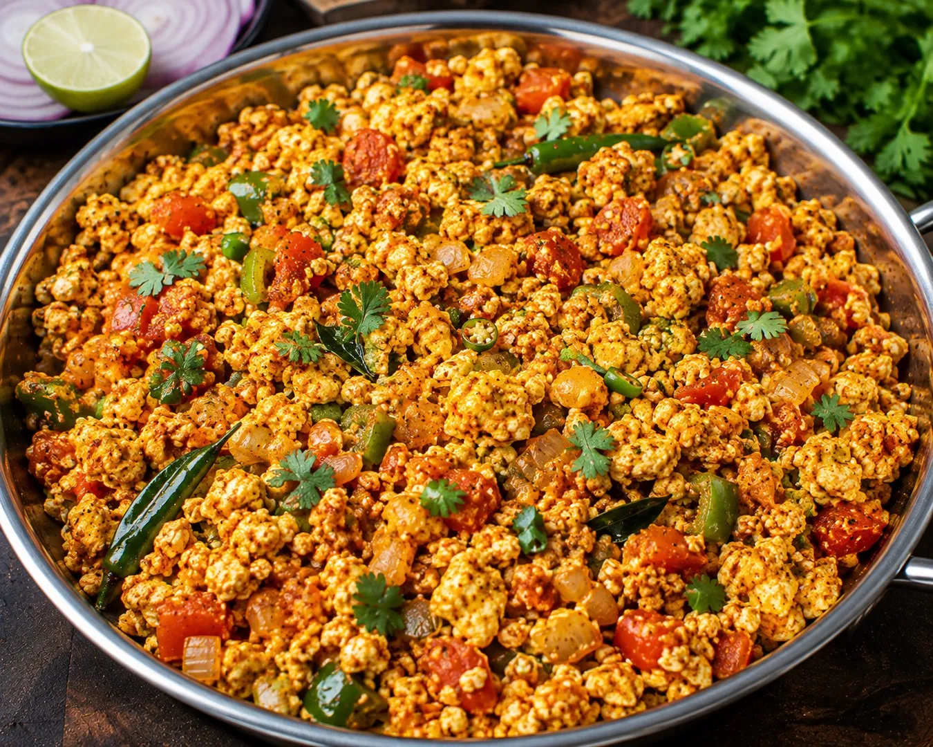 Authentic Homemade Paneer Bhurji