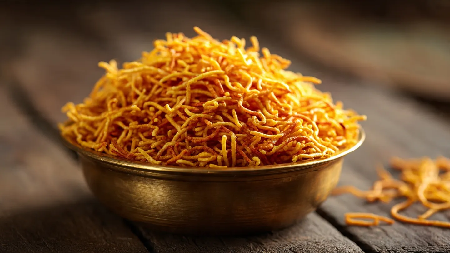 Authentic Spicy Ratlami Sev Namkeen Authentic Spicy Ratlami Sev Namkeen