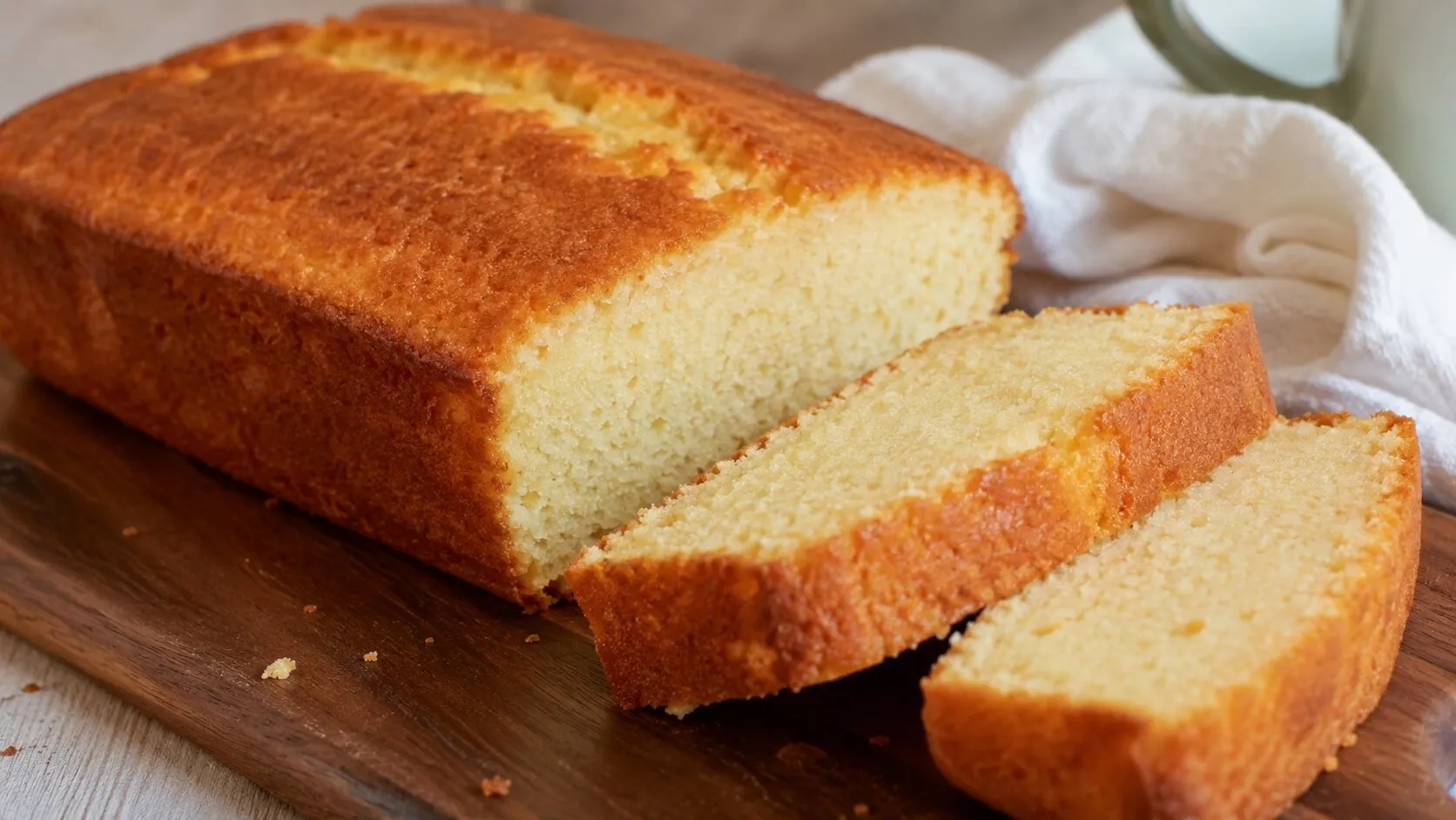 Bakery Style Homemade Vanilla Tea Cake