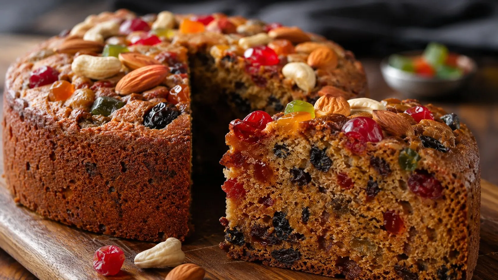 Best Eggless Christmas Plum Cake