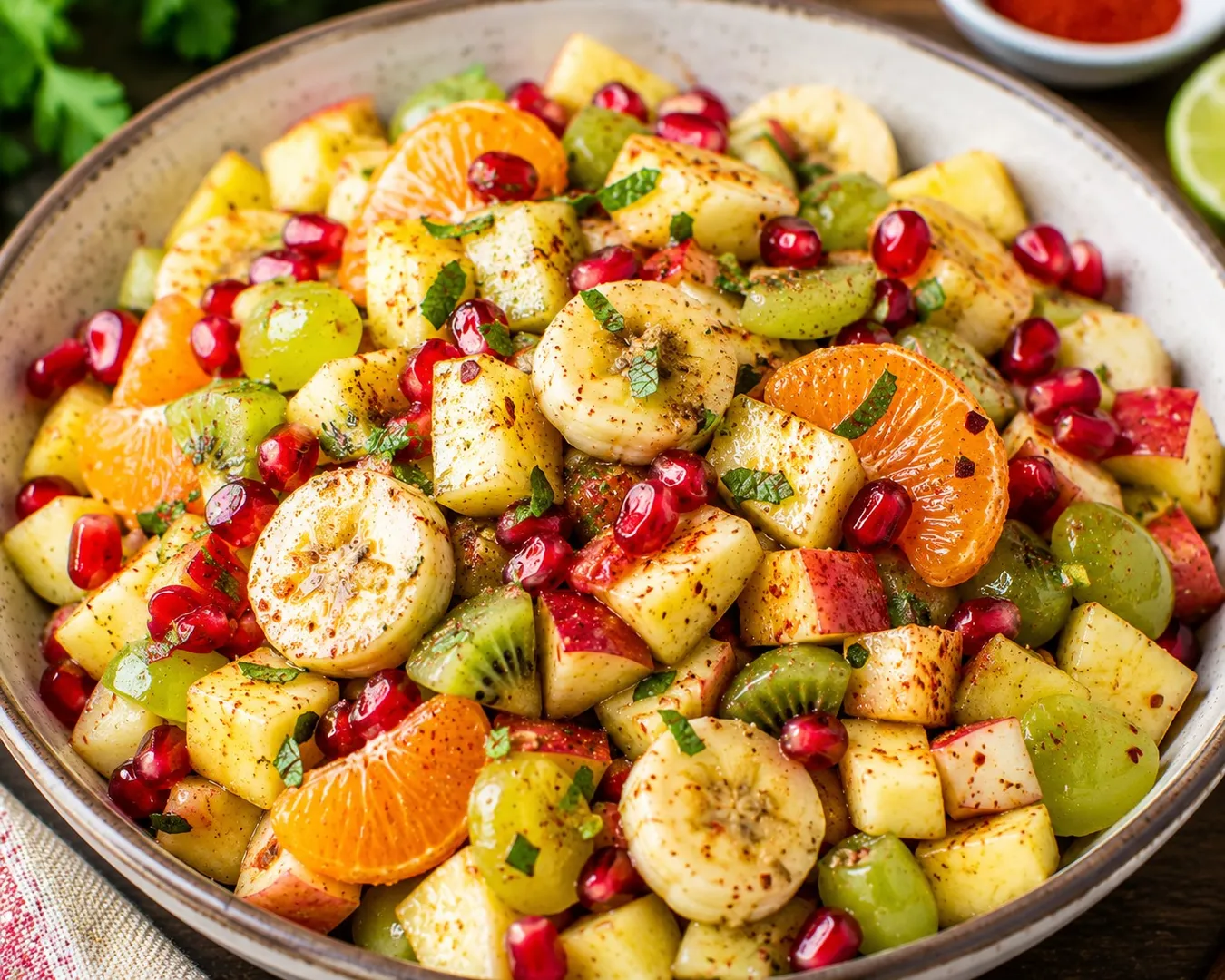 Chatpata Indian Fruit Chaat Salad