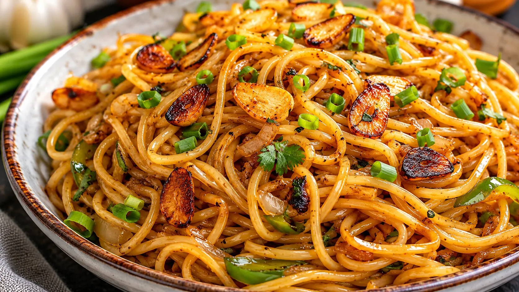 Classic Burnt Garlic Noodles