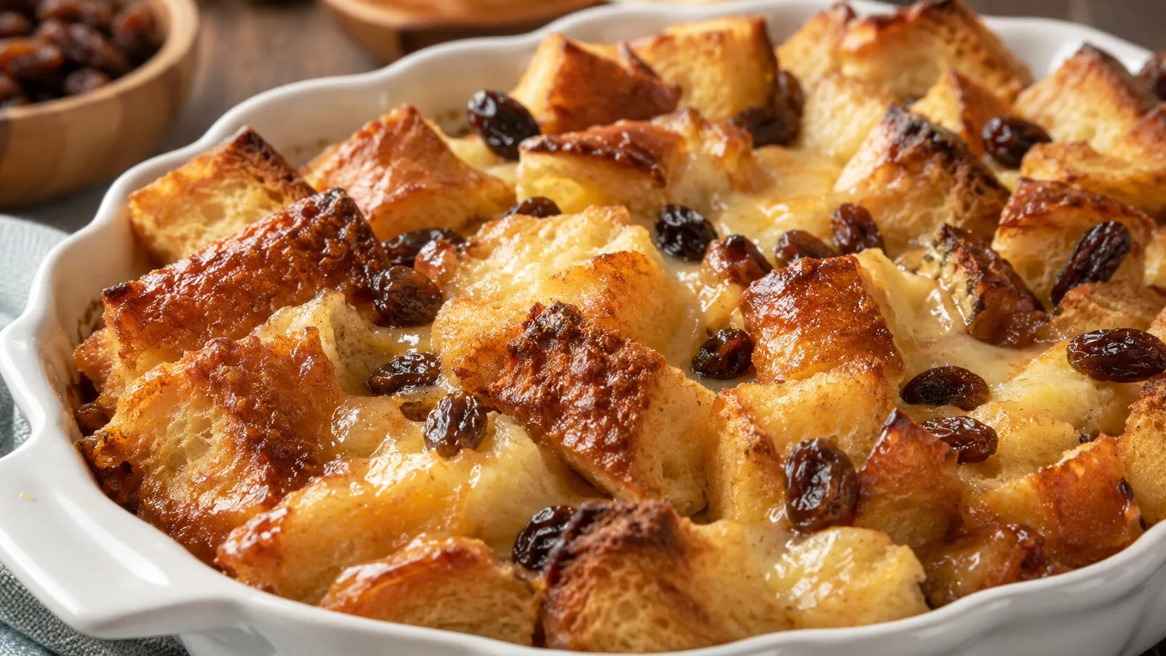 Classic Challah Bread Pudding