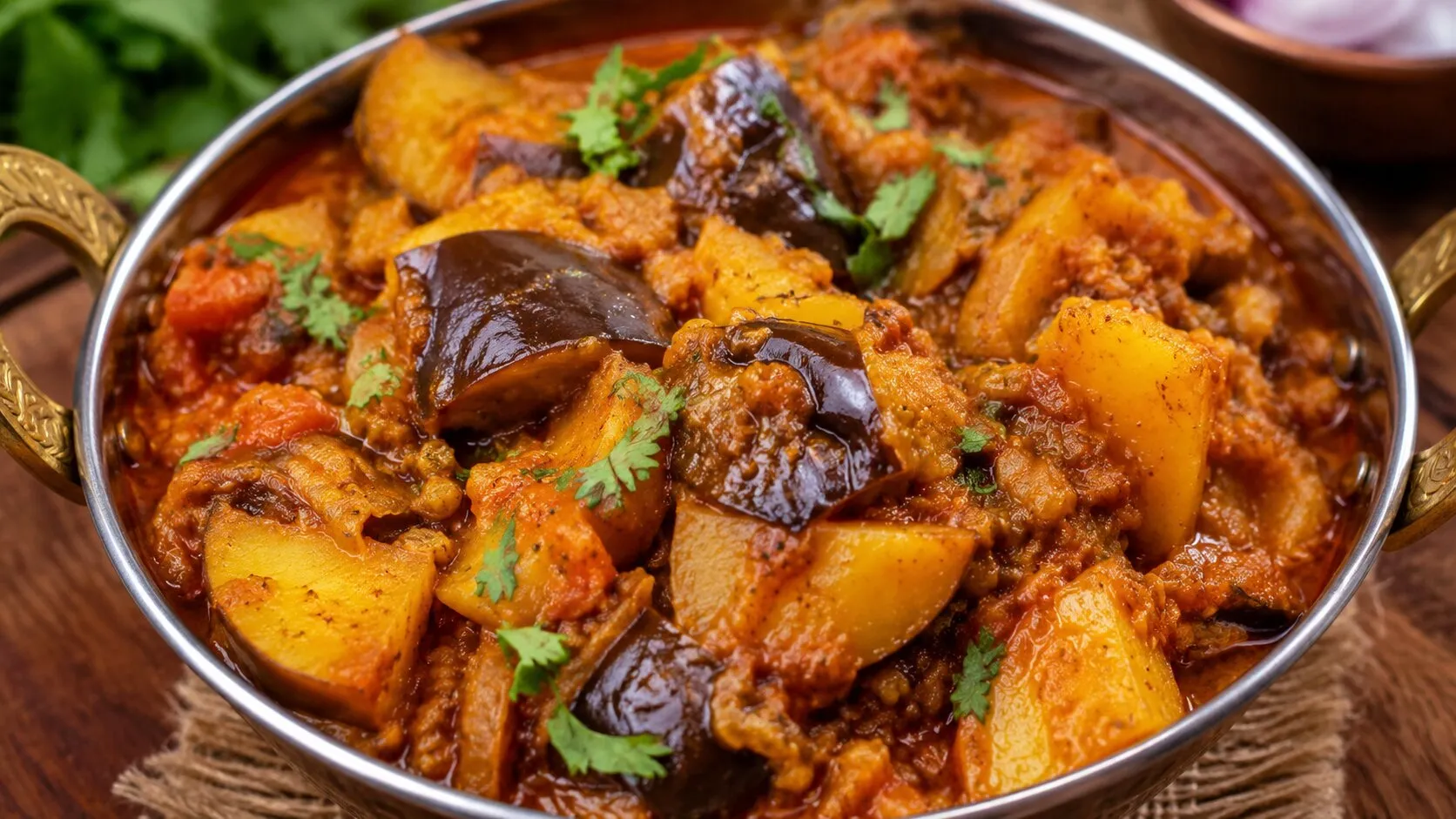 Classic Potato & Eggplant Comfort Dish Classic Potato & Eggplant Comfort Dish