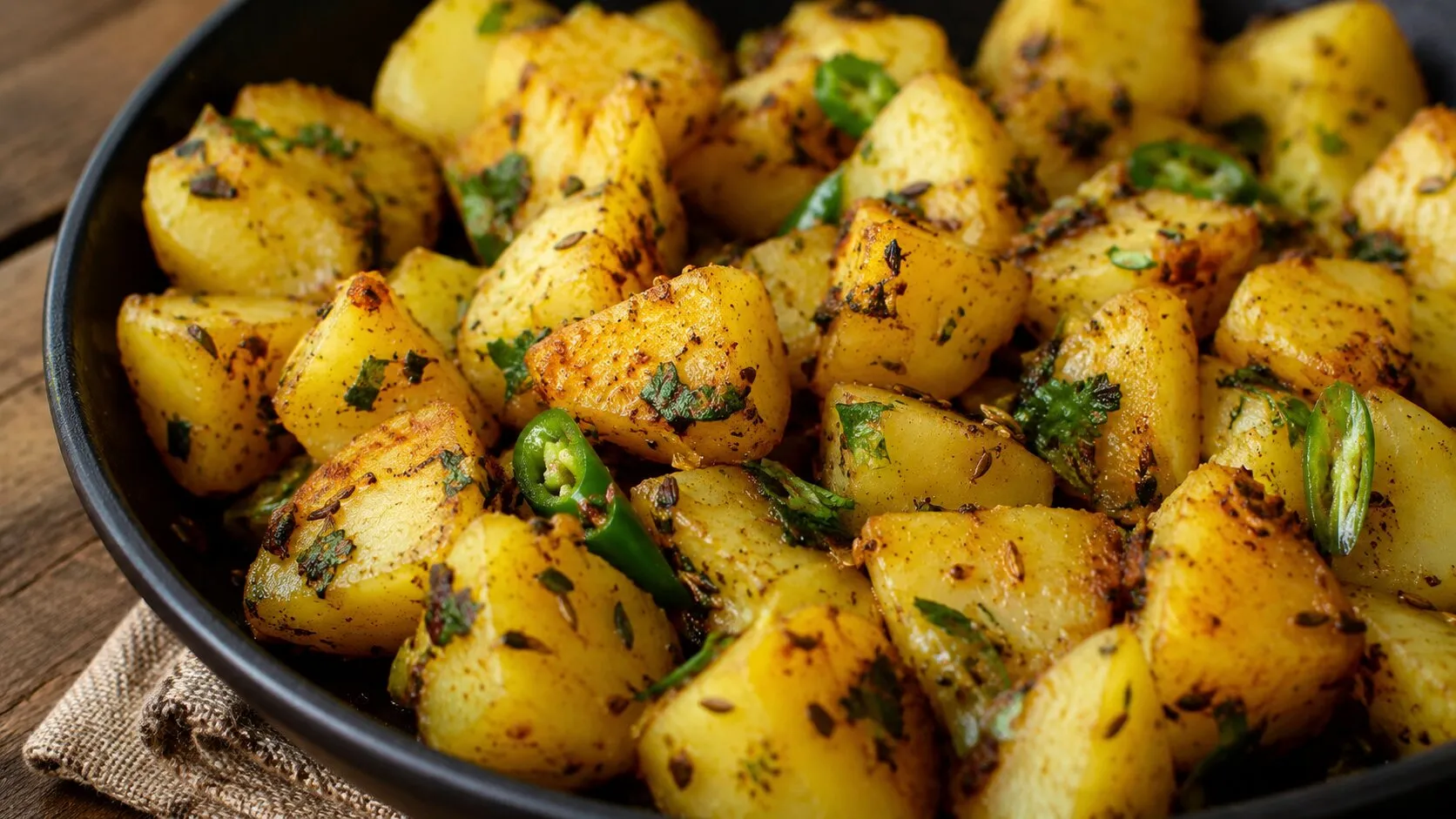 Classic Spiced Jeera Aloo Stir-Fry
