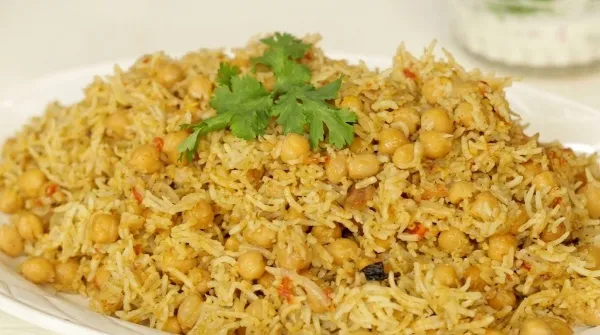 Coconut & Chickpea Biryani