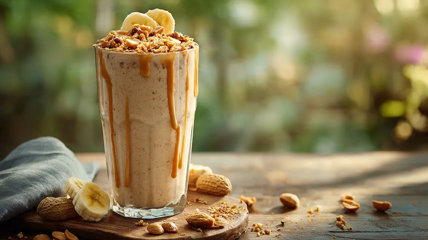 Creamy Peanut Butter Protein Shake Creamy Peanut Butter Protein Shake