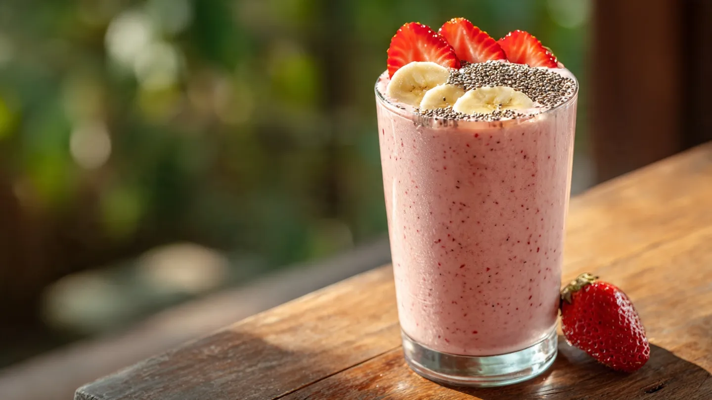 Creamy Strawberry Banana Smoothie Creamy Strawberry Banana Smoothie
