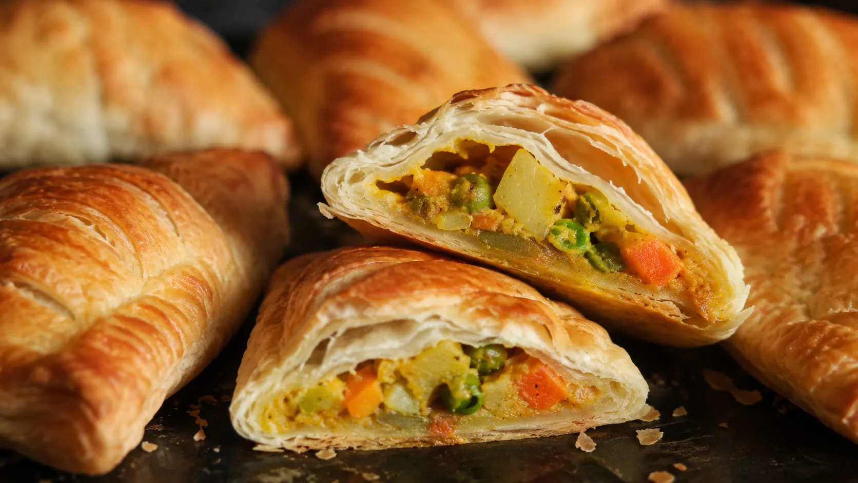 Crispy Homemade Veggie Puffs Crispy Homemade Veggie Puffs