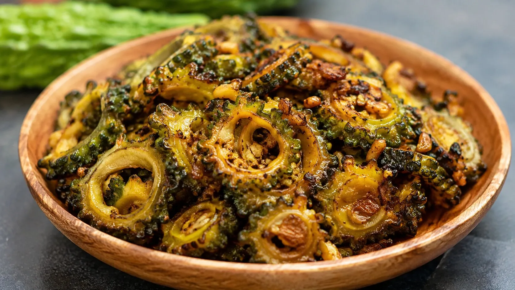 Crispy Stir-Fried Bitter Gourd Crispy Stir-Fried Bitter Gourd