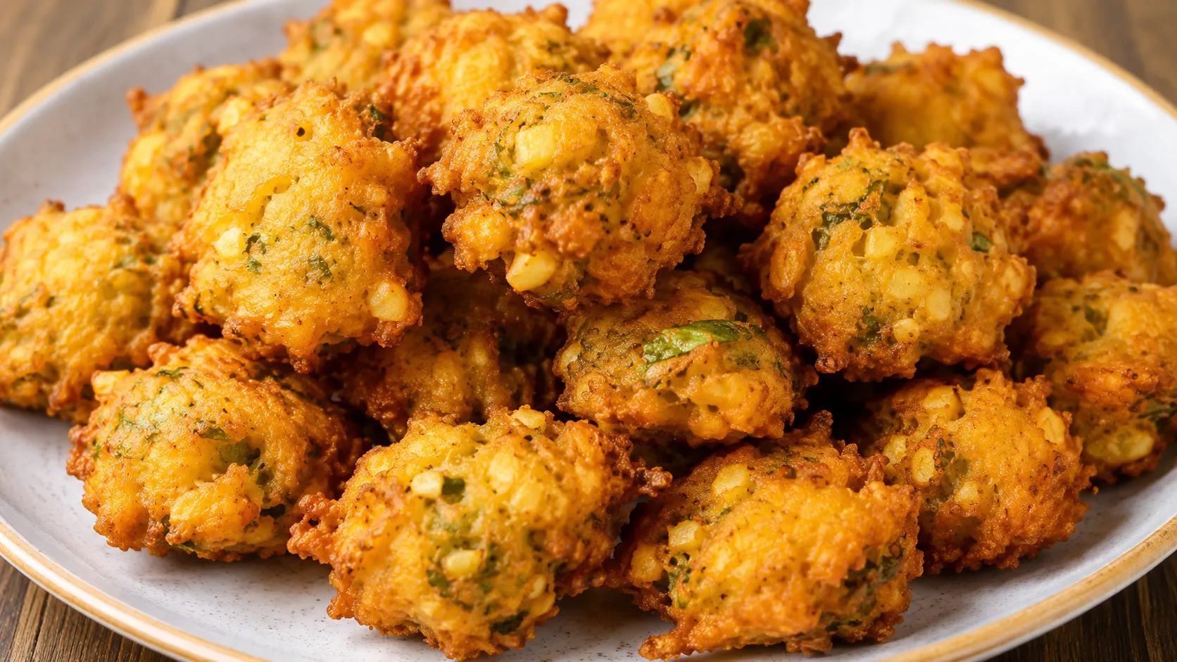 Crispy Yellow Moong Dal Fritters Crispy Yellow Moong Dal Fritters