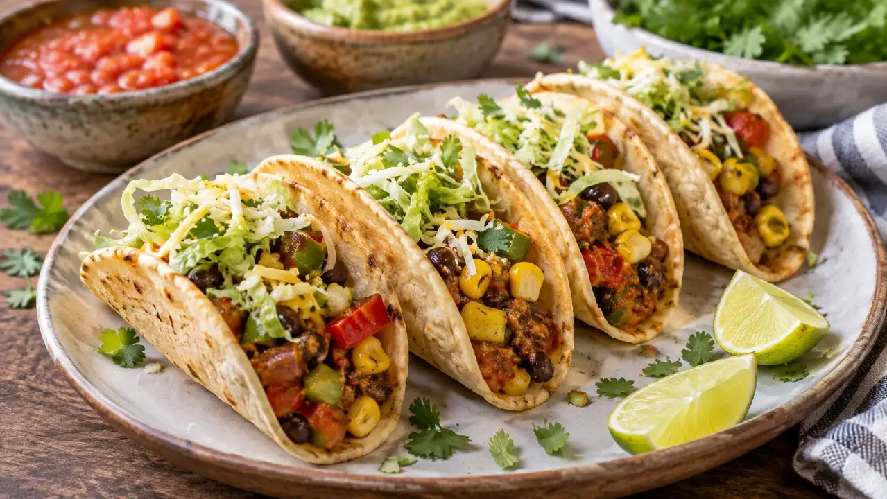 Delicioso Mexican Vegetarian Tacos
