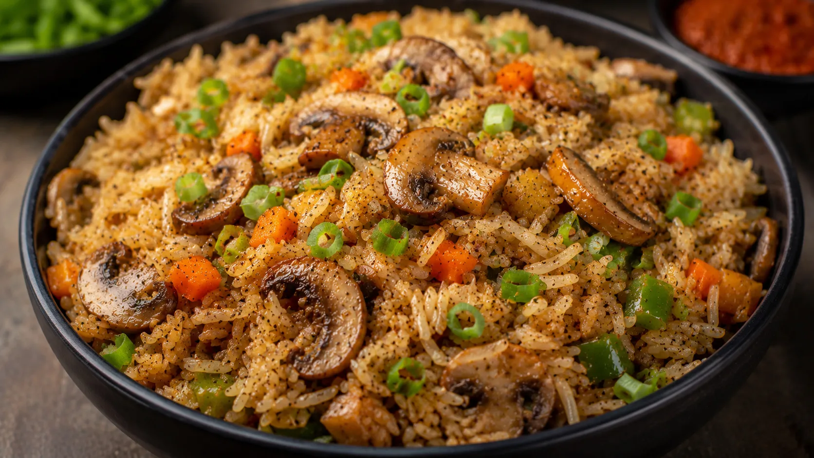  Delicious Garlic Mushroom Fried Rice