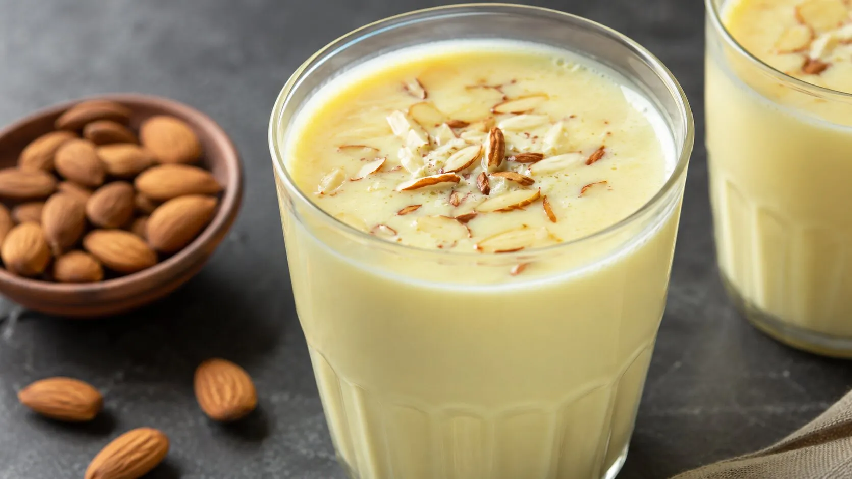 Delicious Homemade Badam Milk Delicious Homemade Badam Milk