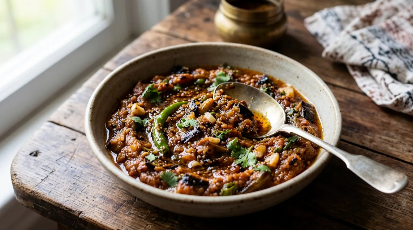 Delicious Homemade Brinjal Chutney