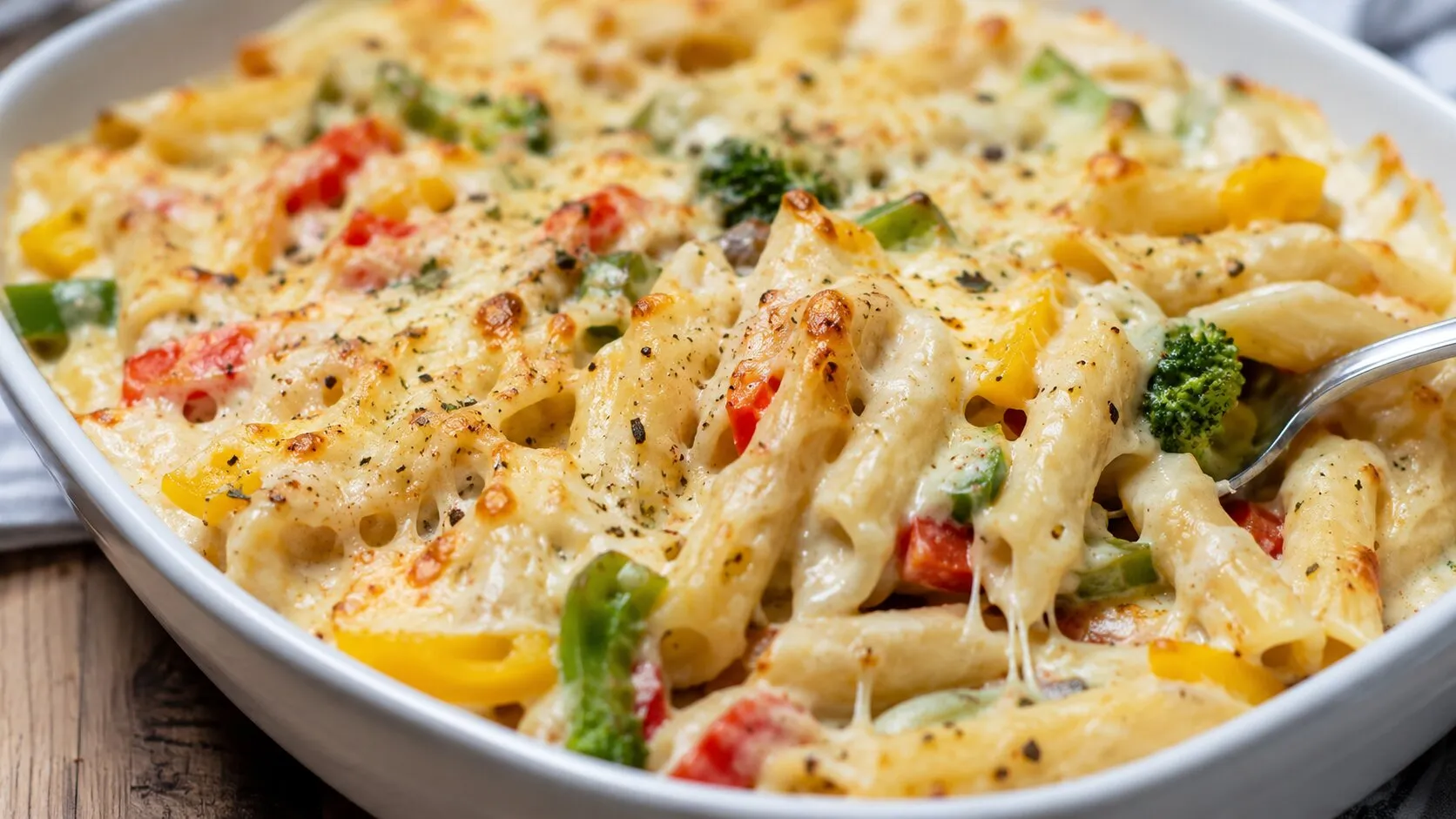 Delicious Vegetable  Pasta Bake
