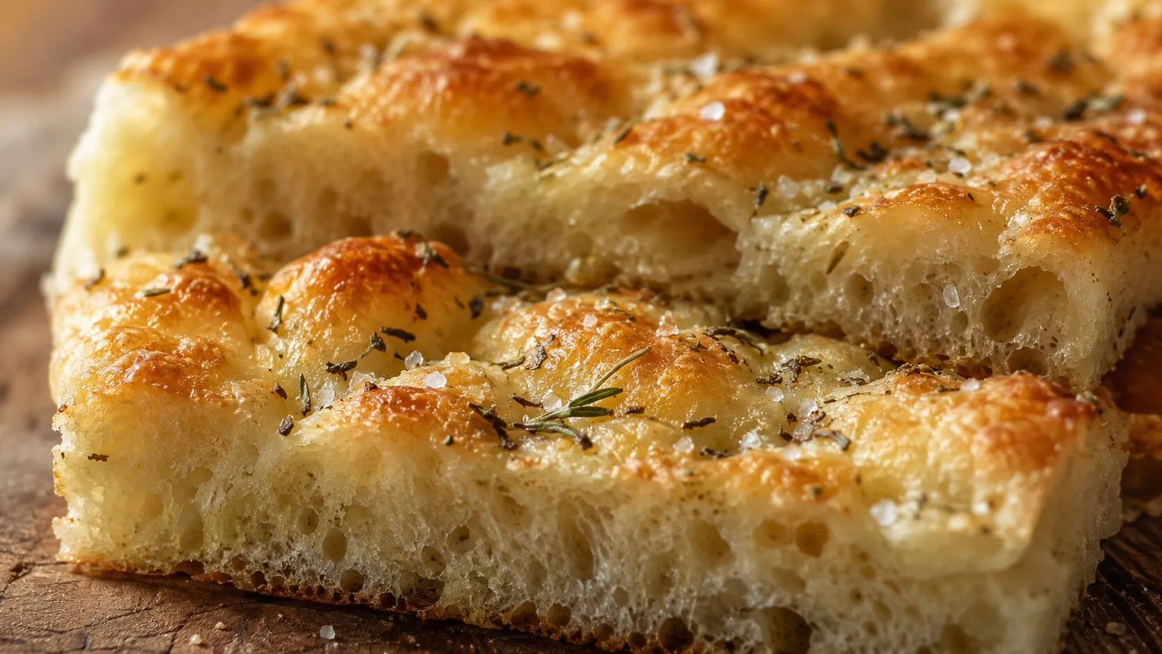 Easy Homemade Garlic & Rosemary Focaccia Easy Homemade Garlic & Rosemary Focaccia