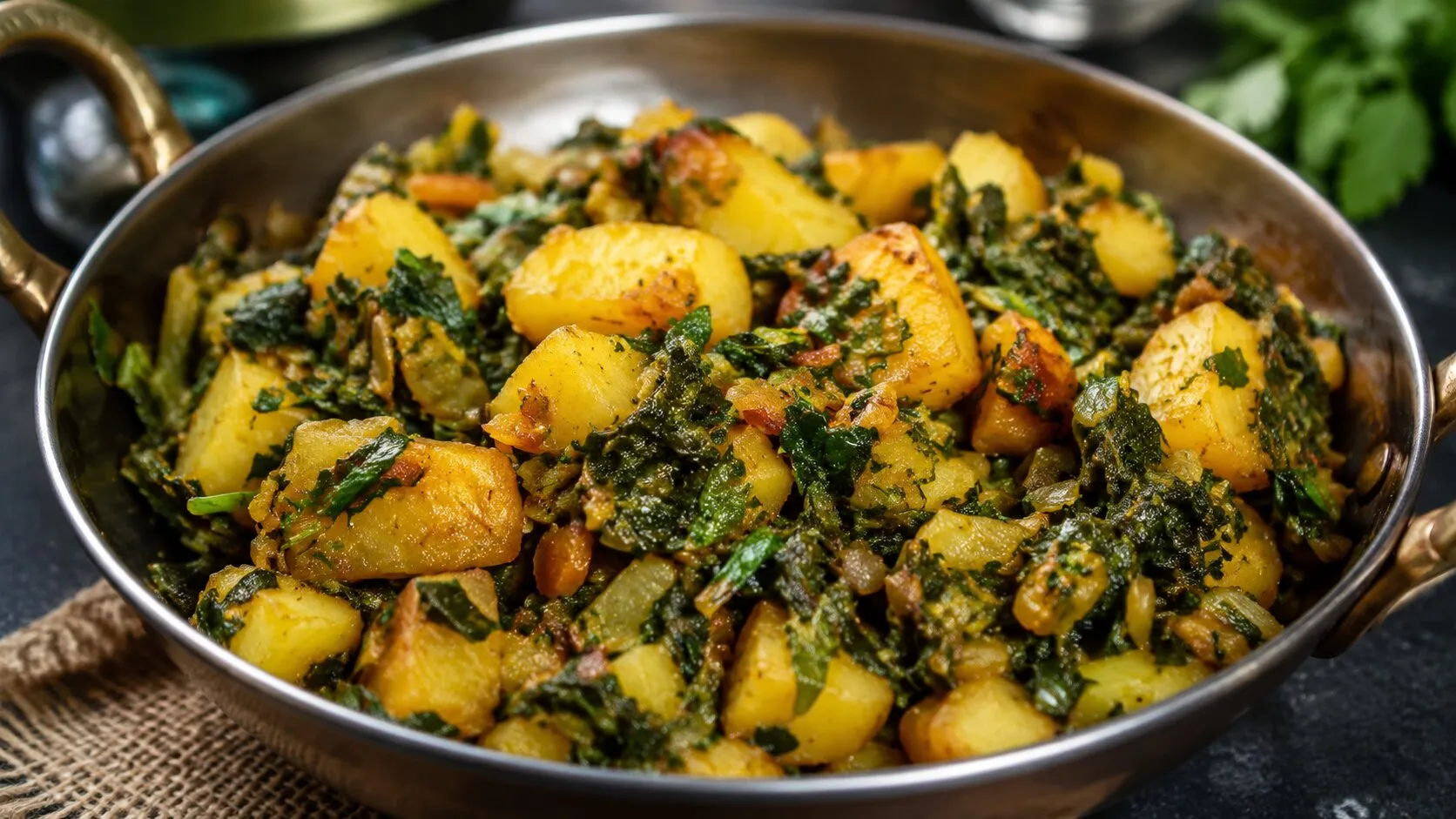 Flavorful Aloo Methi Sabzi in 30 Minutes