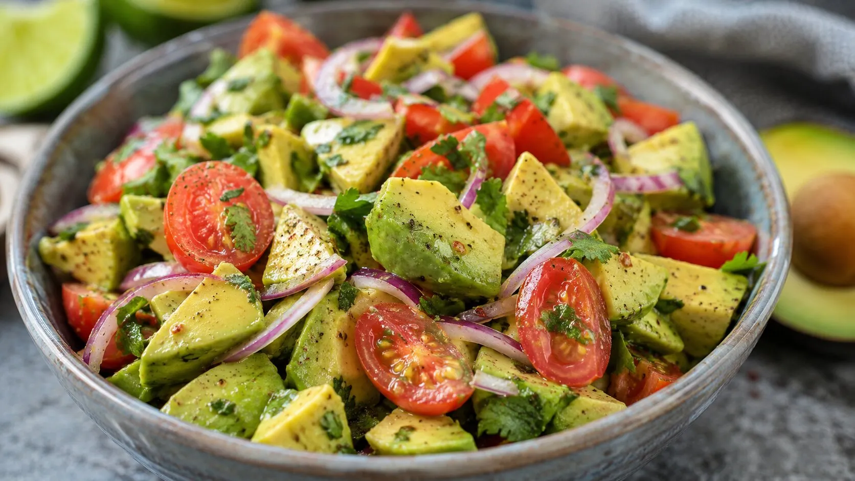 Fresh & Creamy Avocado Corn Salad