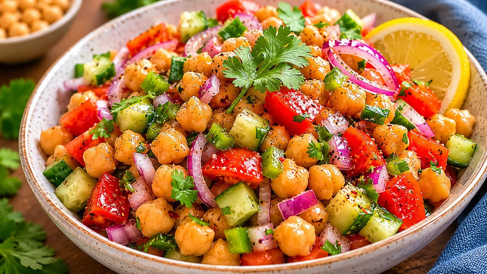 Fresh Mediterranean Chickpea Salad