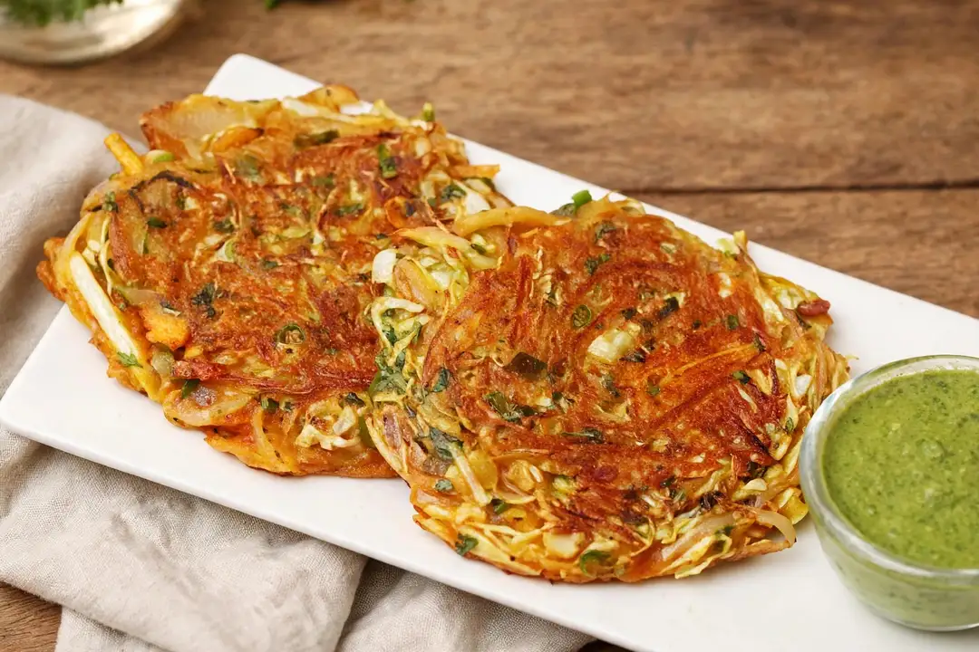 Healthy Cabbage Vegetable Pancake Healthy Cabbage Vegetable Pancake