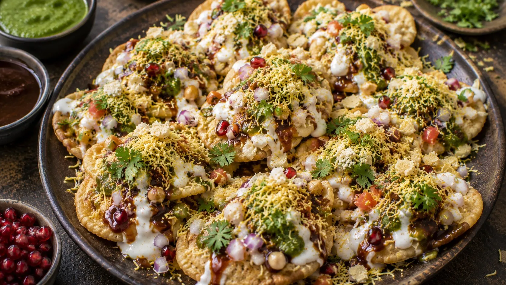 Healthy Gluten-Free Papdi Chaat Healthy Gluten-Free Papdi Chaat