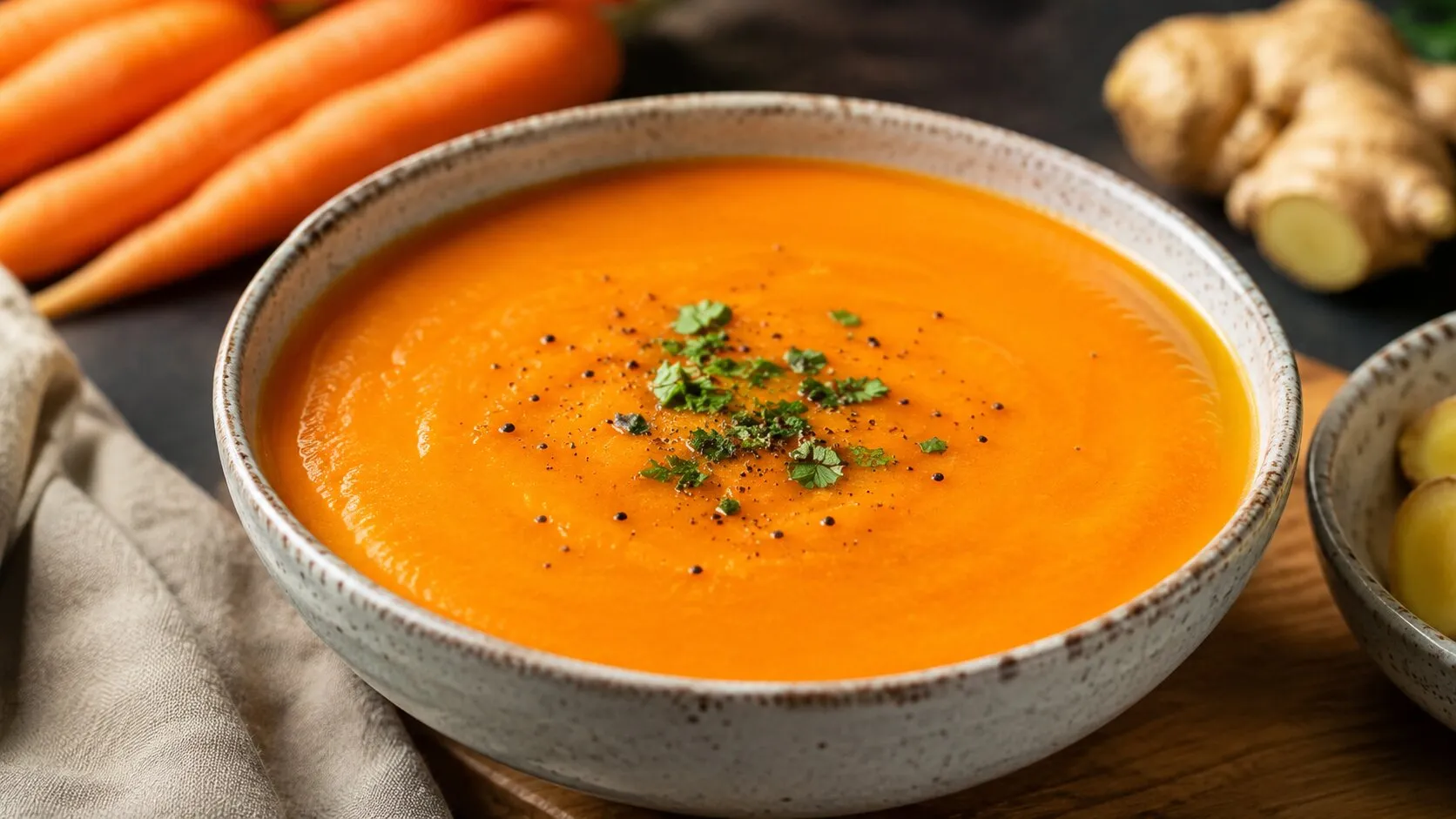  Healthy homemade Carrot and Ginger Soup