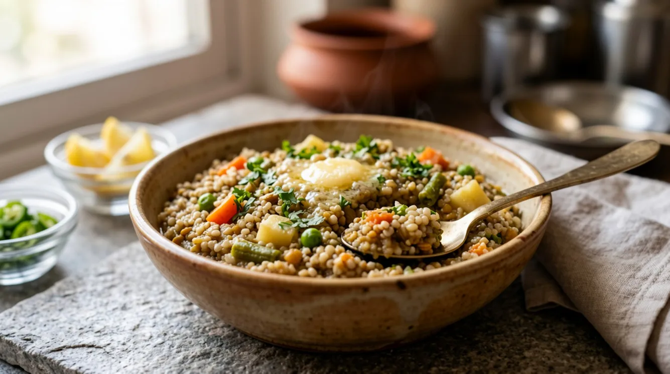 Healthy One-Pot Vegetable Bajra Khichdi