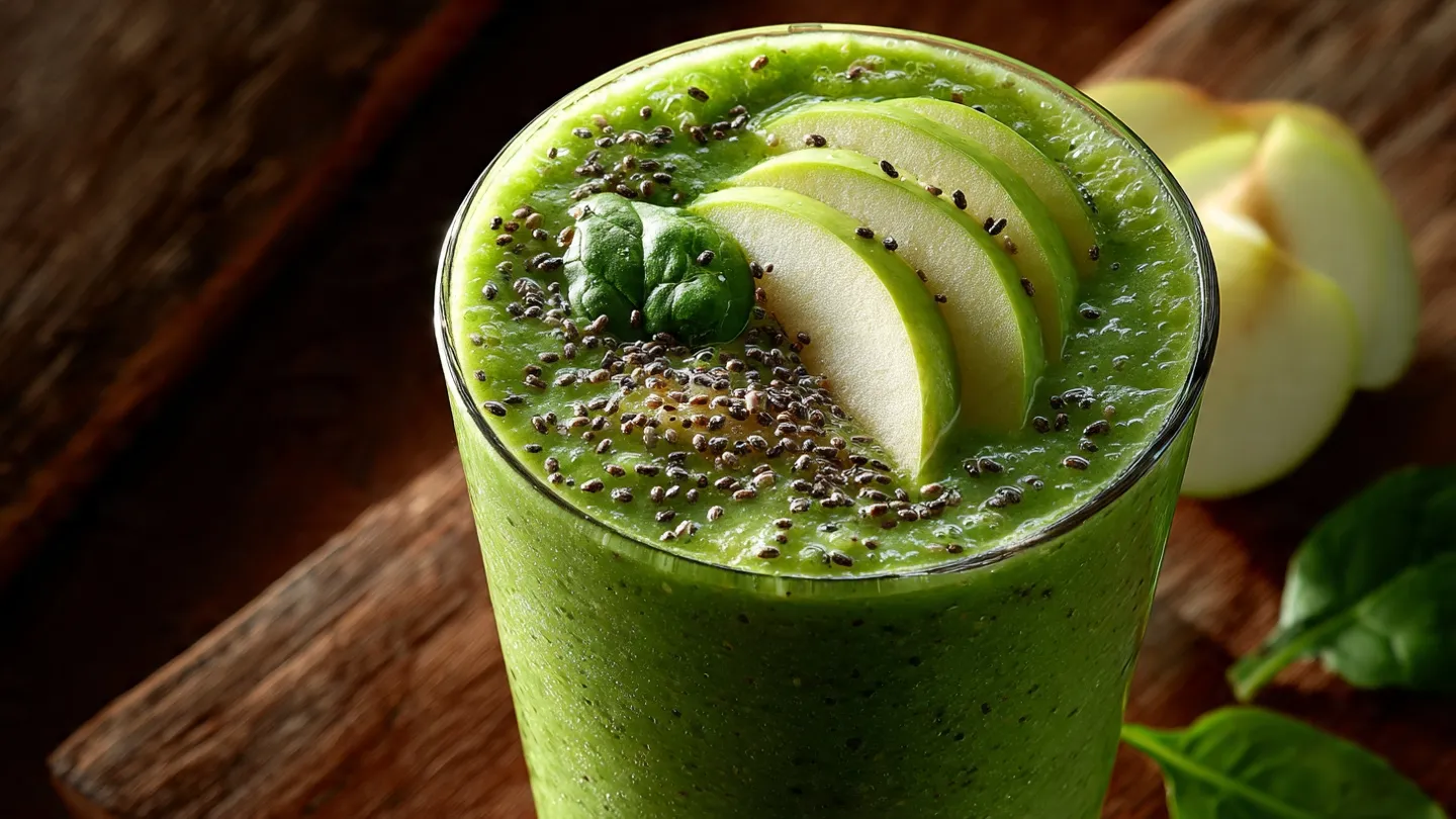 Healthy Spinach Apple Energy Smoothie Healthy Spinach Apple Energy Smoothie