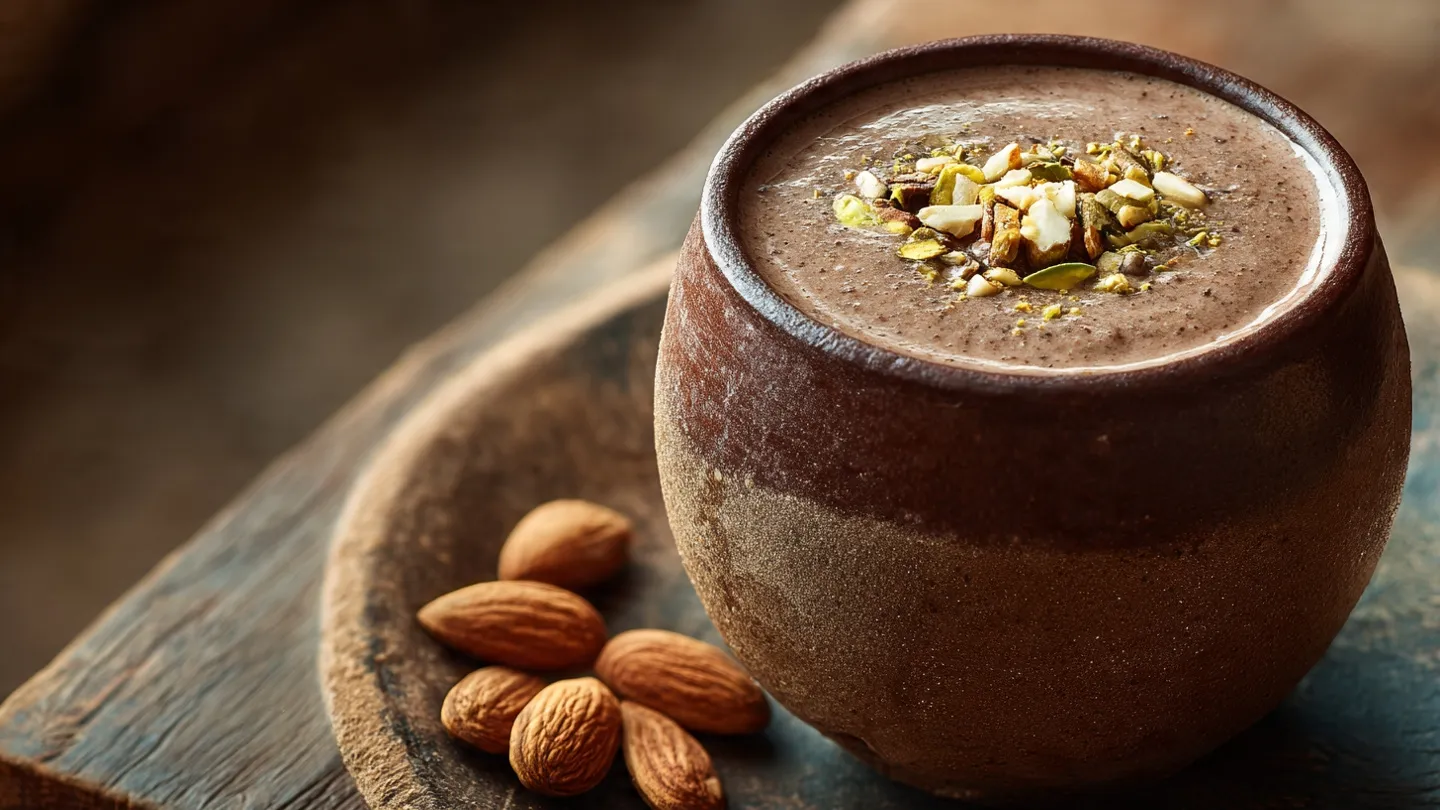 Healthy Sprouted Ragi Breakfast Smoothie Healthy Sprouted Ragi Breakfast Smoothie