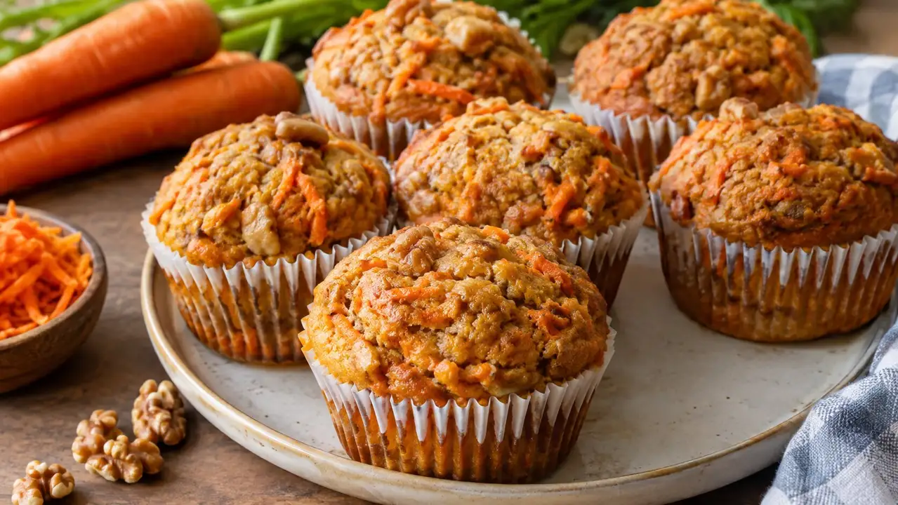 Healthy Whole Wheat Carrot Muffins Healthy Whole Wheat Carrot Muffins