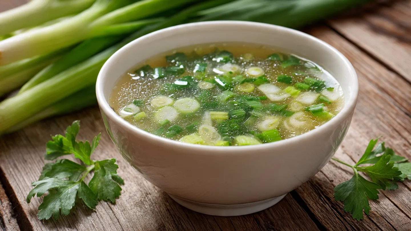 Hearty Creamy Spring Onion Soup