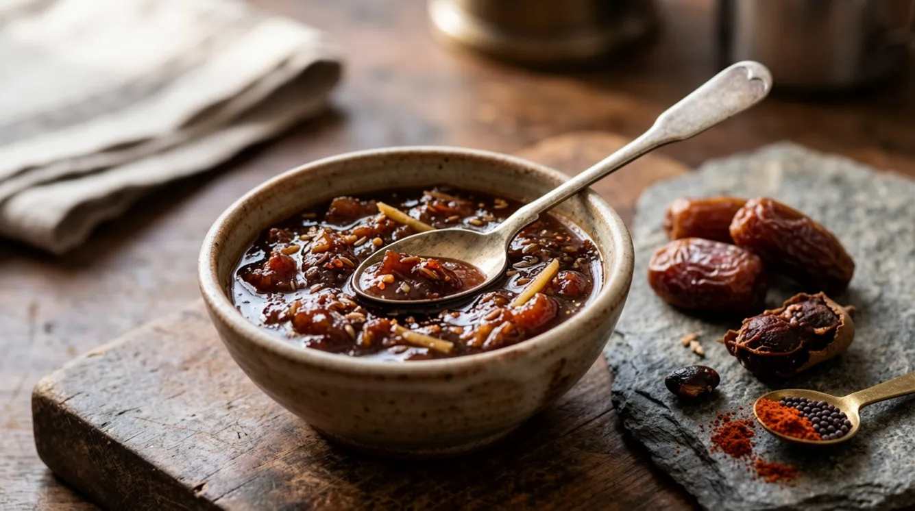 Homemade Date and Tamarind Chutney