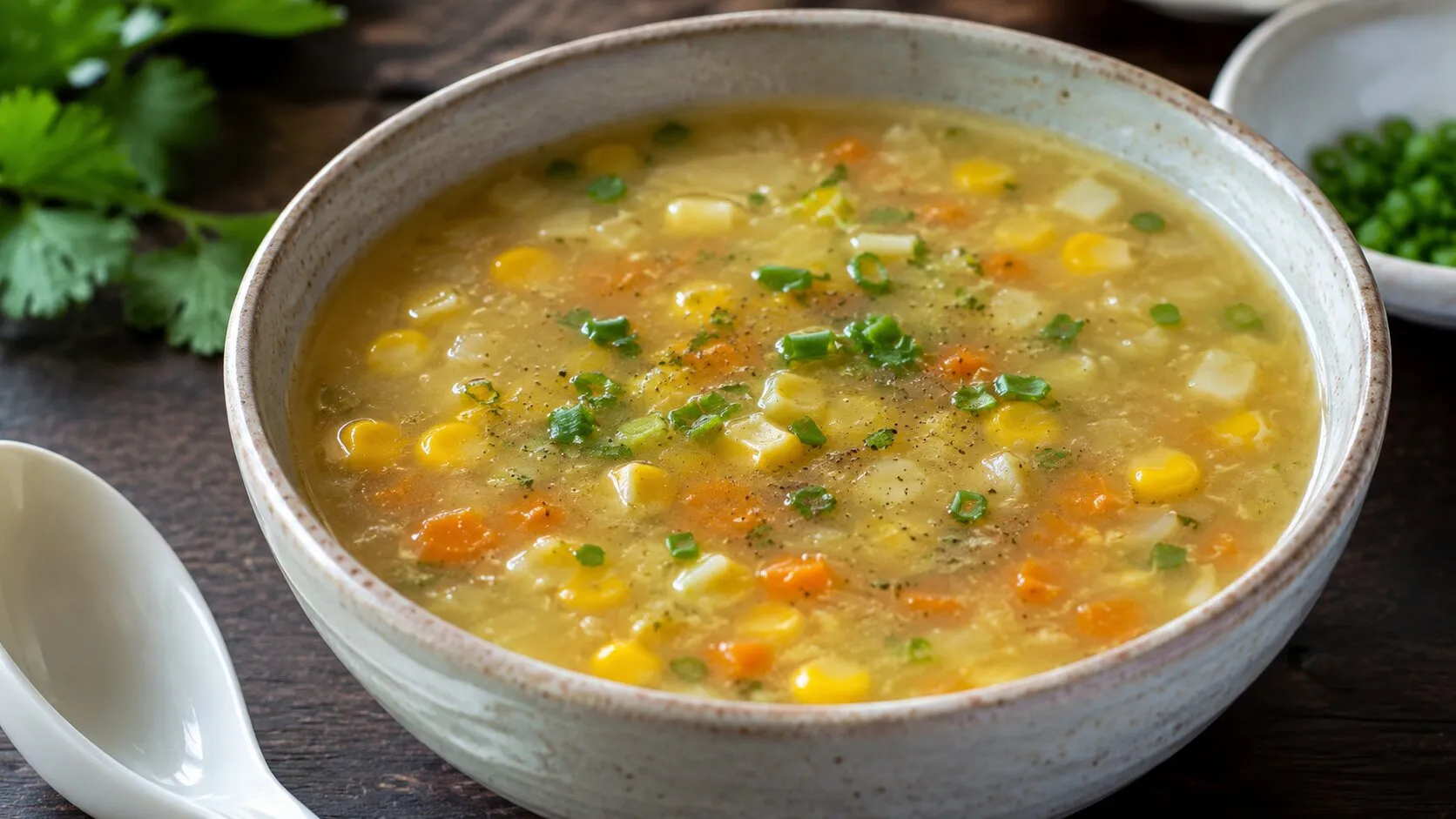 Homemade Sweet Corn Vegetable Soup