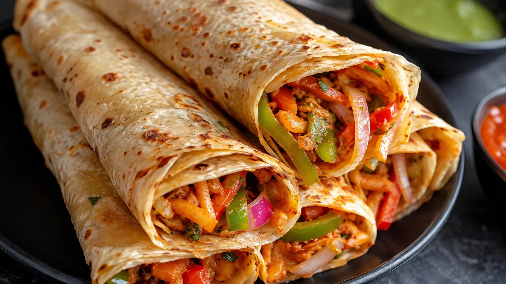 Homemade Veg Frankie: The Bombay Style Roll Homemade Veg Frankie: The Bombay Style Roll
