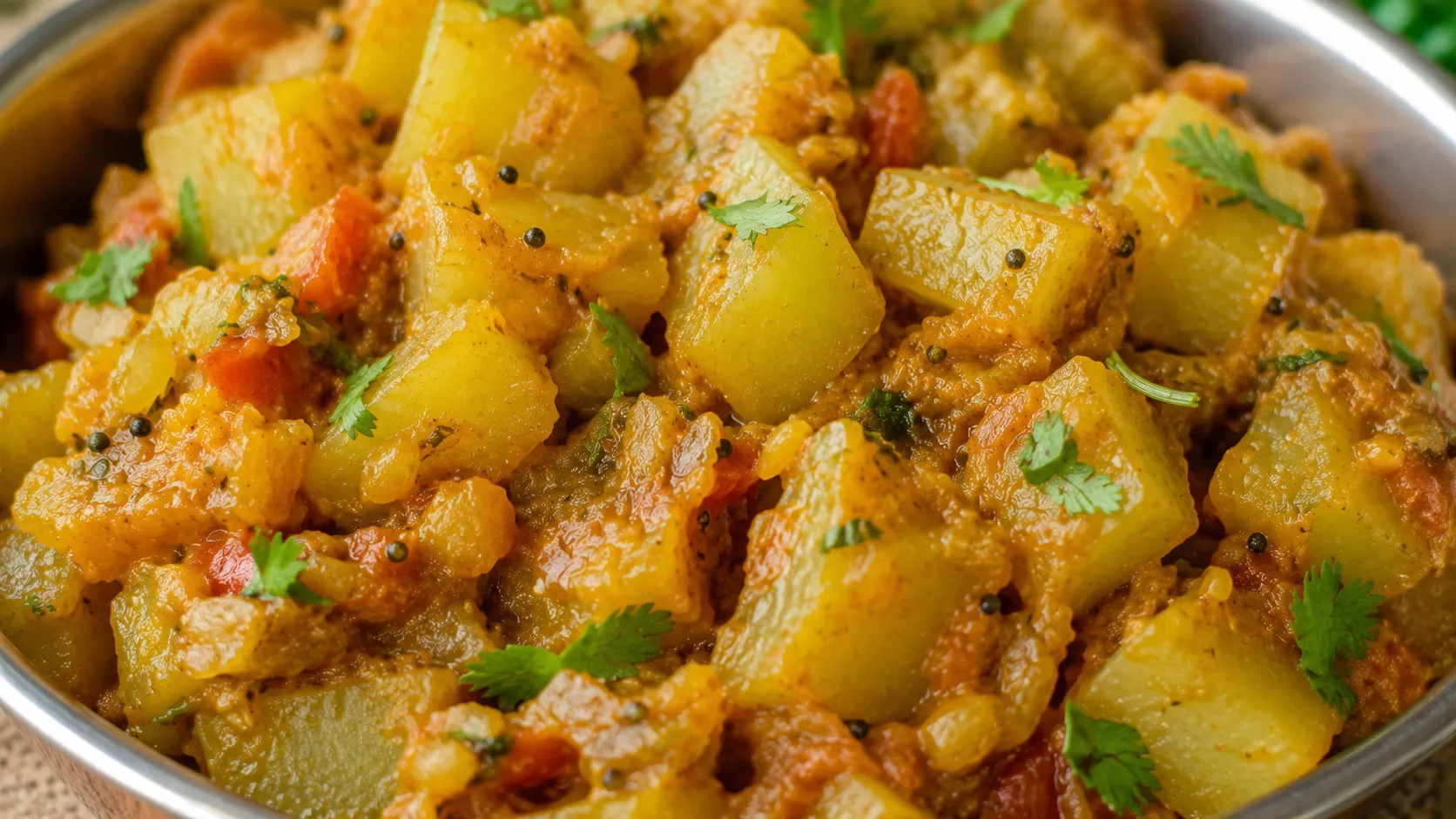 Homestyle Pressure Cooker Lauki Bharta