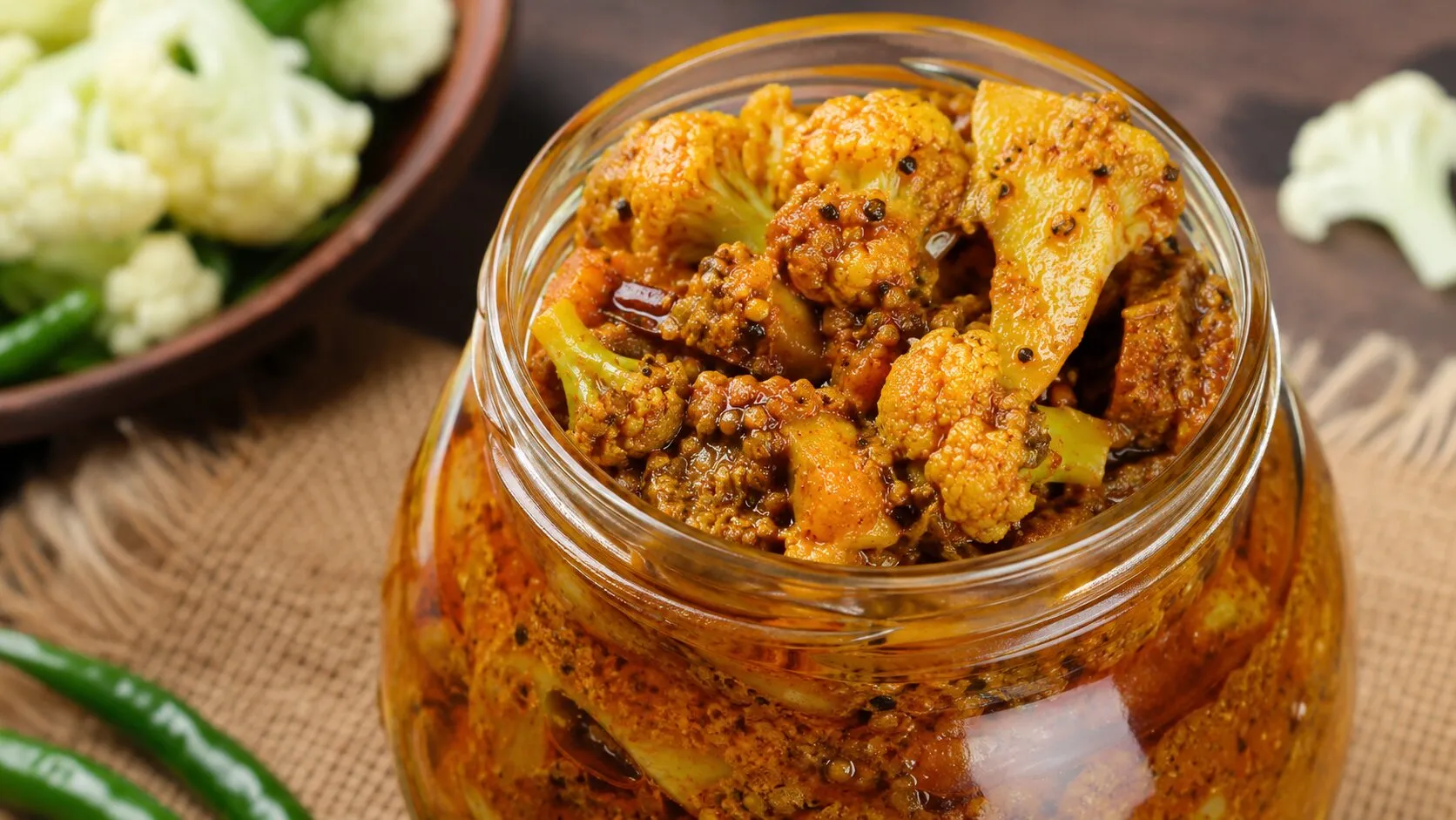 Indian Style Cauliflower Pickle