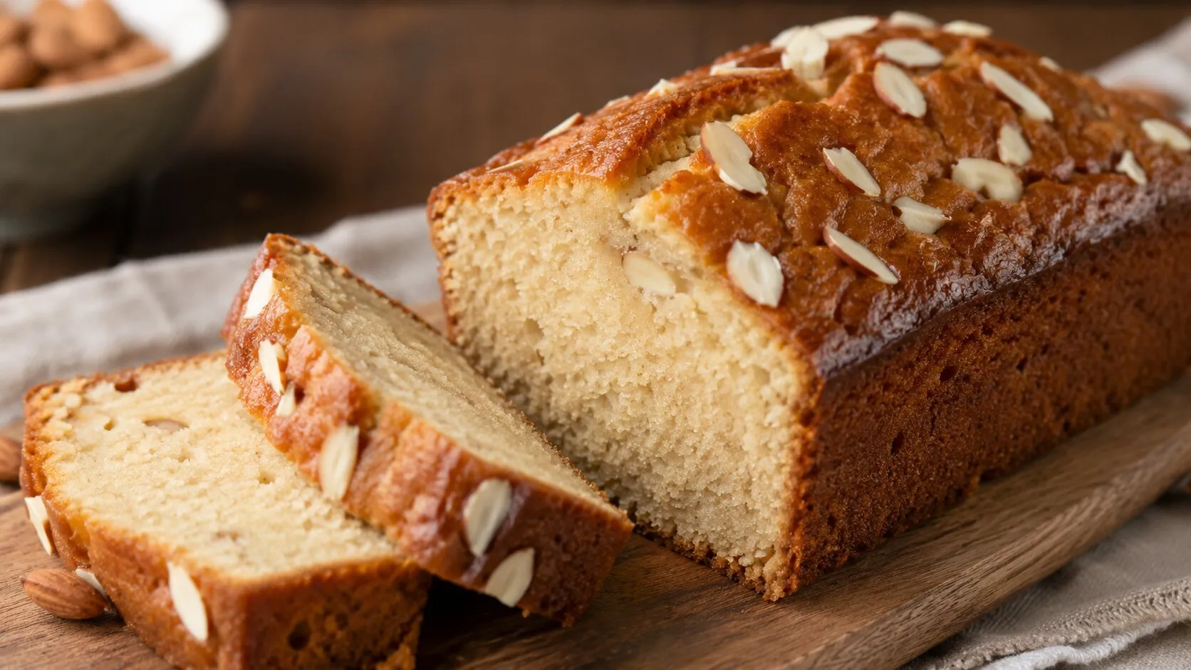 Moist Bakery-Style Almond Butter Cake