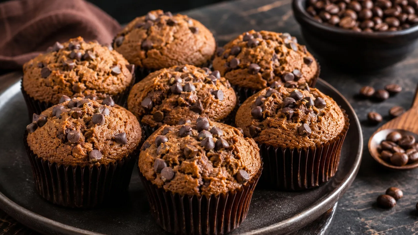Moist & Fluffy Eggless Coffee Muffins Moist & Fluffy Eggless Coffee Muffins