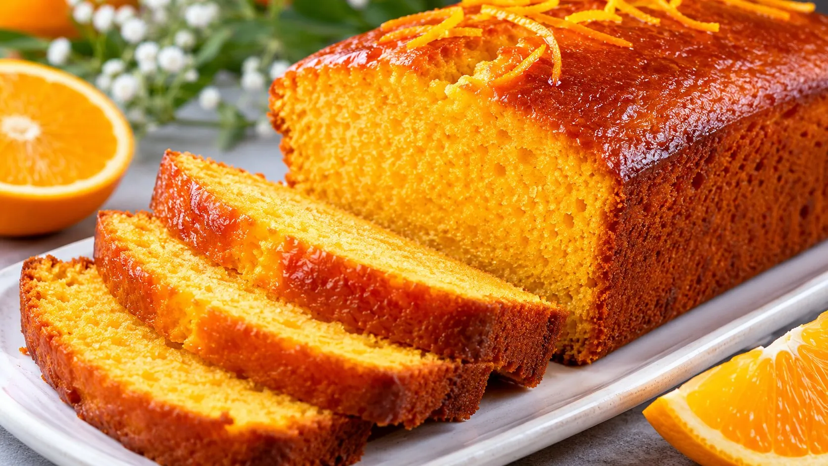  Moist & Zesty Homemade Orange Cake