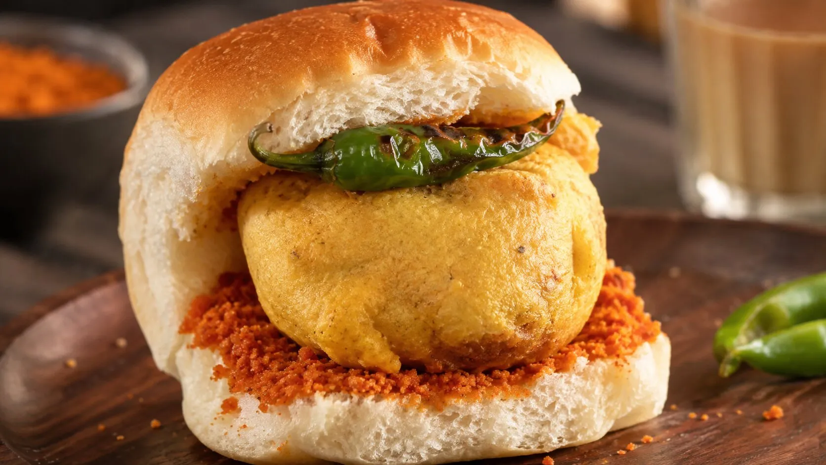 Mumbai Famous Street-Style Vada Pav Mumbai Famous Street-Style Vada Pav