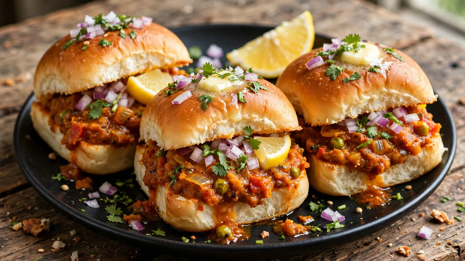 Mumbai Street-Style Masala Pav Mumbai Street-Style Masala Pav